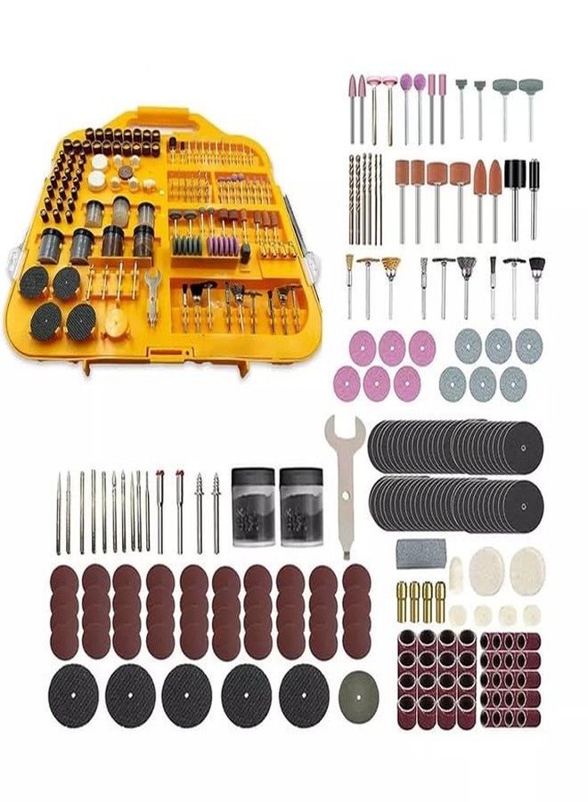 MAF PRO ملحقات أداة الطحن الدوارة الصغيرة Maf Pro MAS249A | مجموعة ملحقات أدوات دوارة متعددة الوظائف للحفر والصنفرة والتلميع والقطع والنقش والأعمال اليدوية (249 قطعة) - Image 2